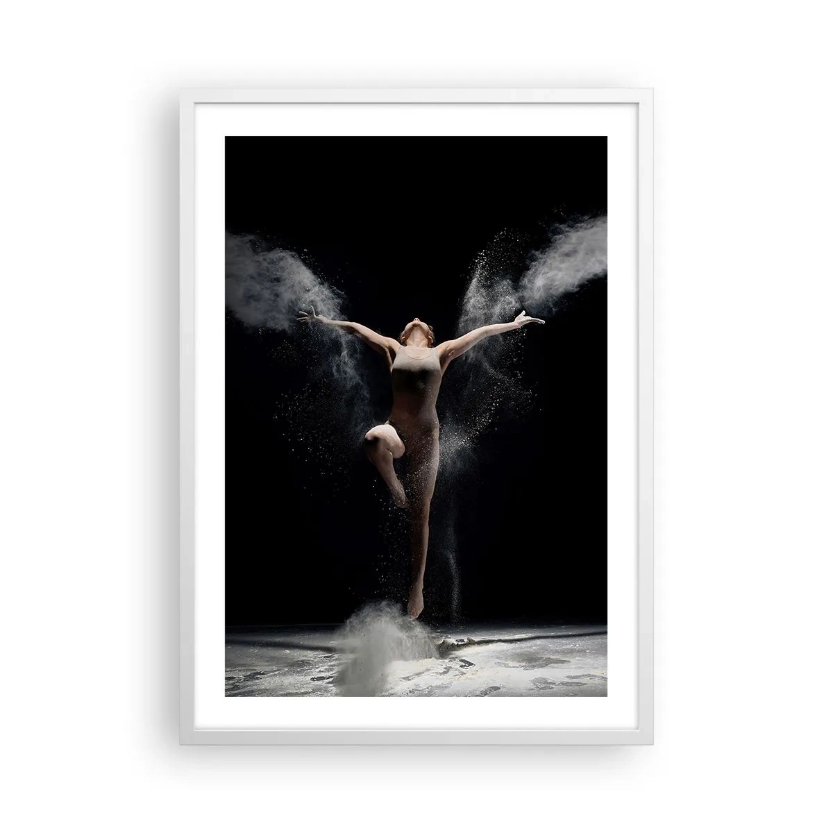 Poster in cornice bianca - Gli elfi esistono - 50x70 cm