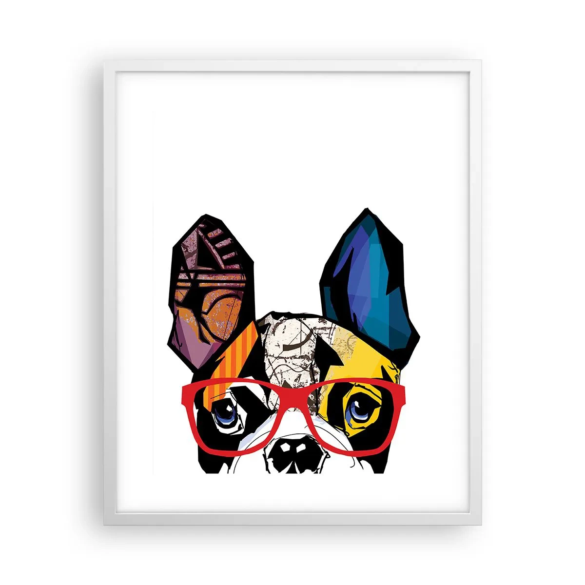 Poster in cornice bianca - Intellettuale - 40x50 cm