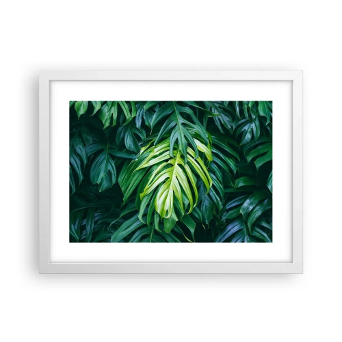 Poster in cornice bianca - Immergersi nella freschezza - 40x30 cm