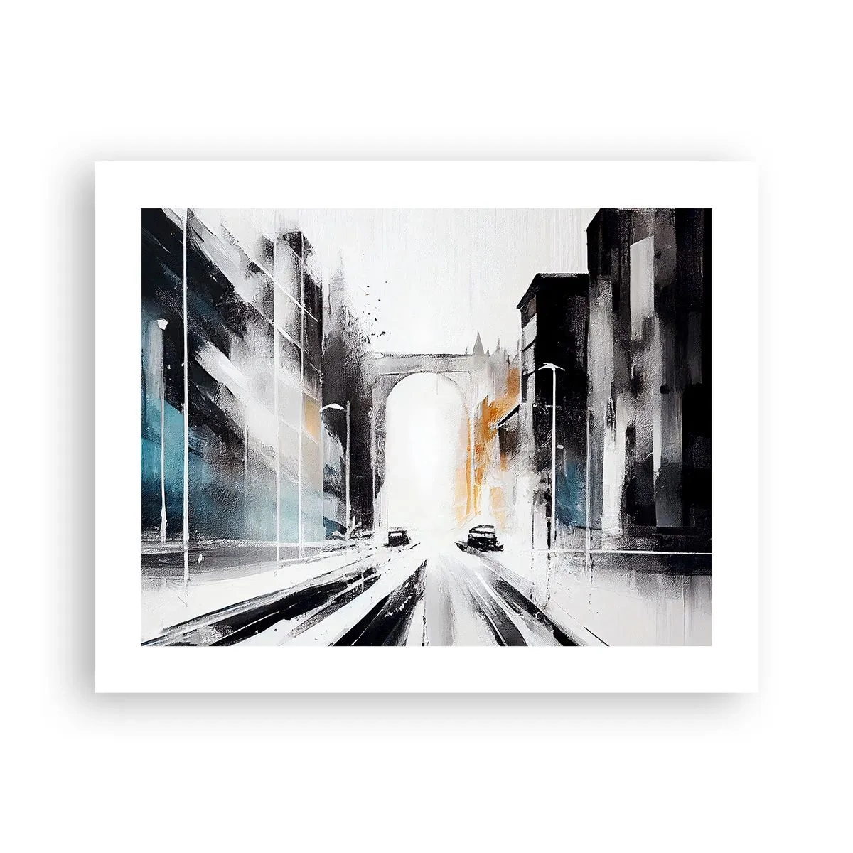Poster - Studio di città: architettura e movimento - 50x40 cm