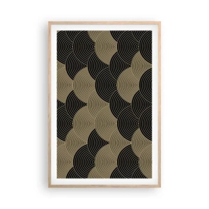 Poster in cornice rovere chiaro - Unità nella molteplicità - 61x91 cm