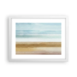Poster in cornice bianca - Rilassamento - 40x30 cm