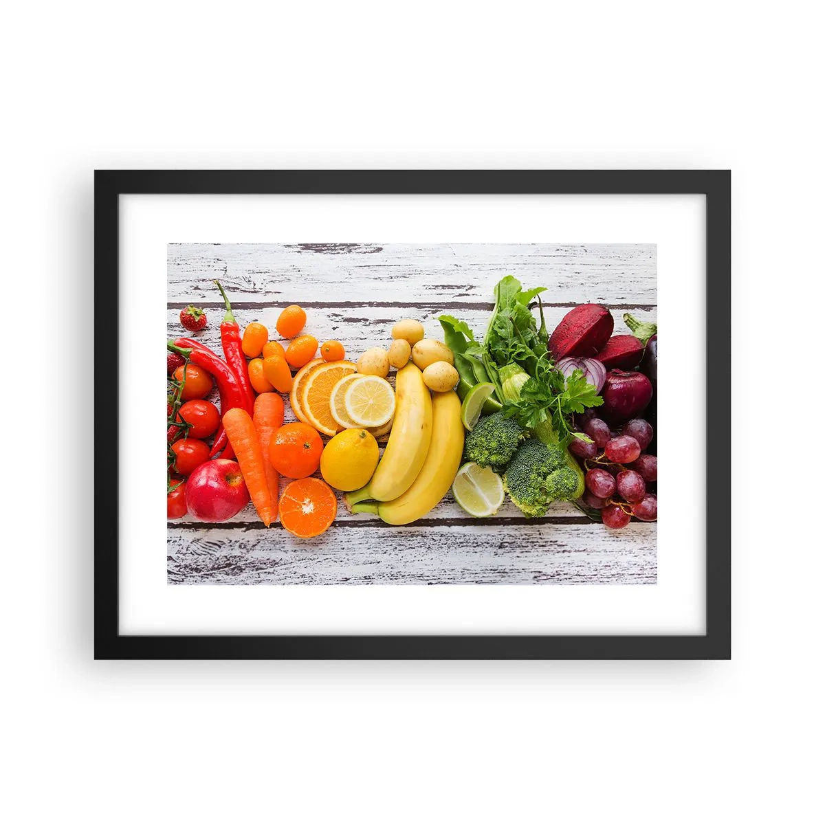 Poster in cornice nera - Non basta? - 40x30 cm