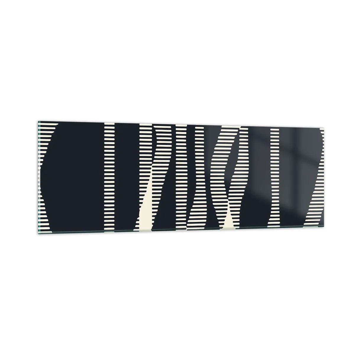 Quadro su vetro - Tentativo di rompere l'oscurità - 90x30 cm