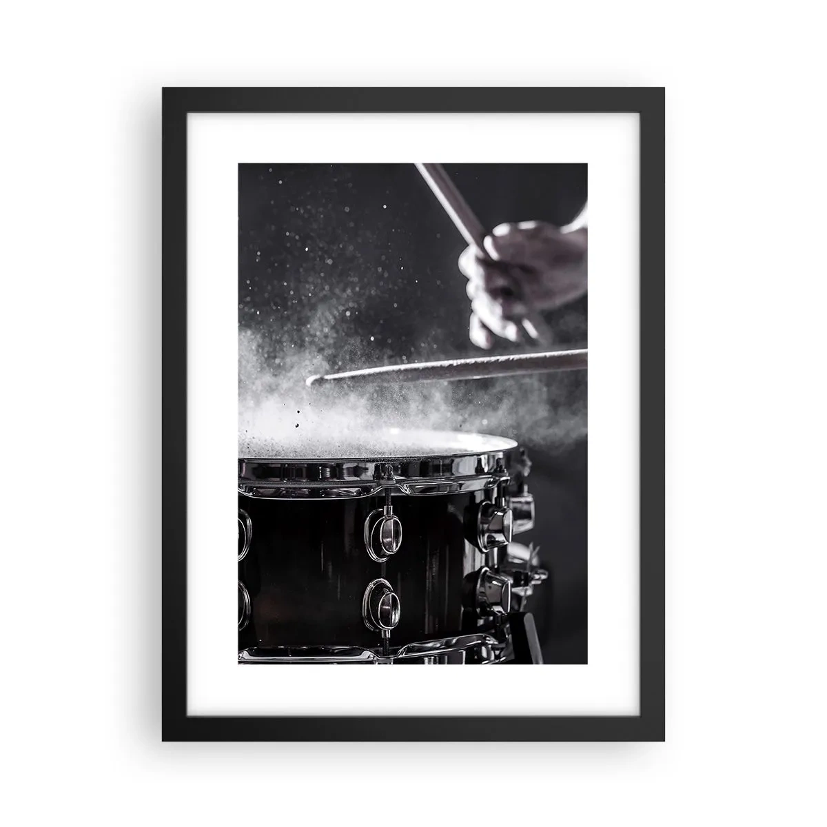 Poster in cornice nera - Il polso della musica - 30x40 cm