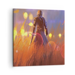 Quadro su tela - Stampe su Tela - Il cavaliere errante - 60x60 cm