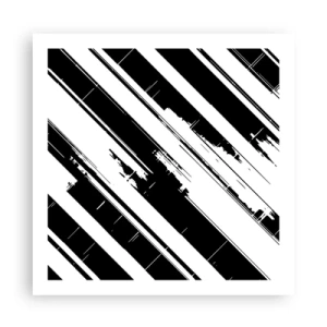 Poster - Composizione intensa e dinamica - 60x60 cm