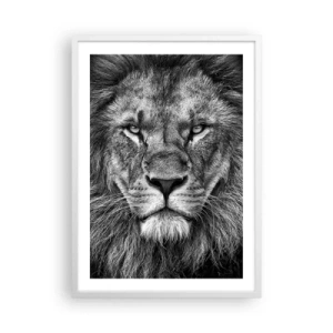 Poster in cornice bianca - Nell'abito dell'incoronazione - 50x70 cm