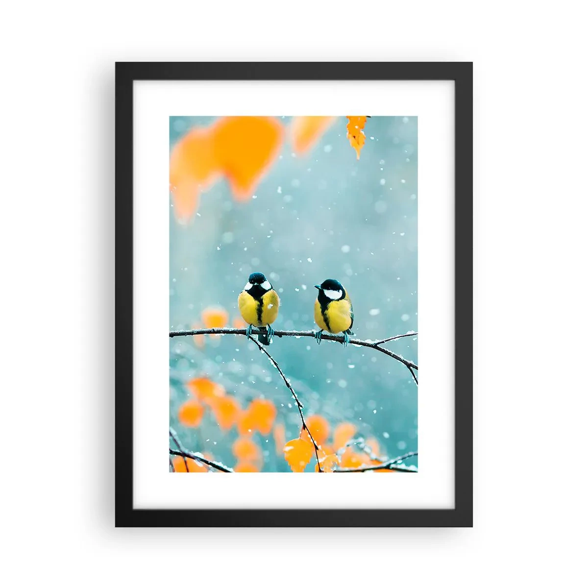 Poster in cornice nera - Pettegolezzi alati - 30x40 cm