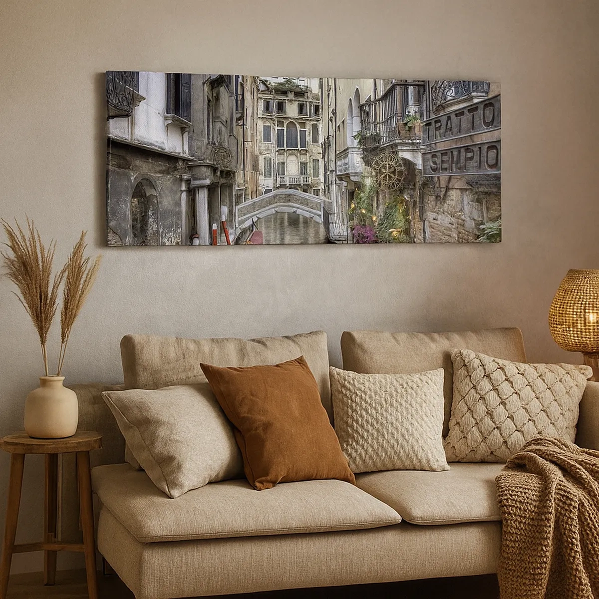 Quadro su tela - Stampe su Tela - Da secoli in silenziosa riflessione - 30x30 cm