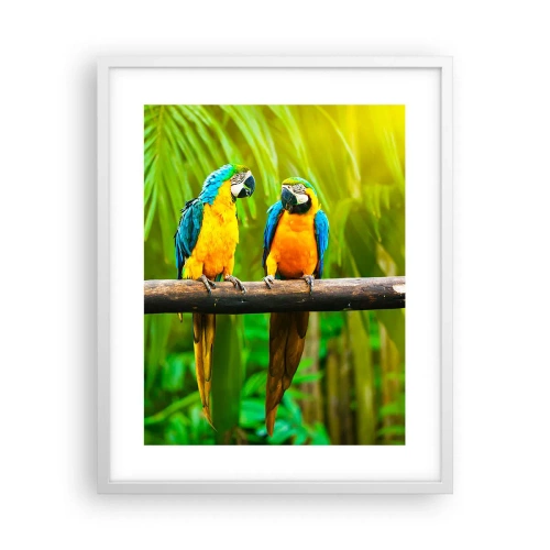 Poster in cornice bianca - Hai sentito che ha fatto? - 40x50 cm