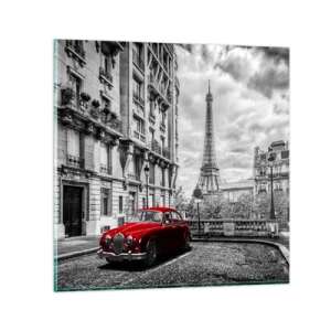 Quadro su vetro - Predatore in città - 30x30 cm