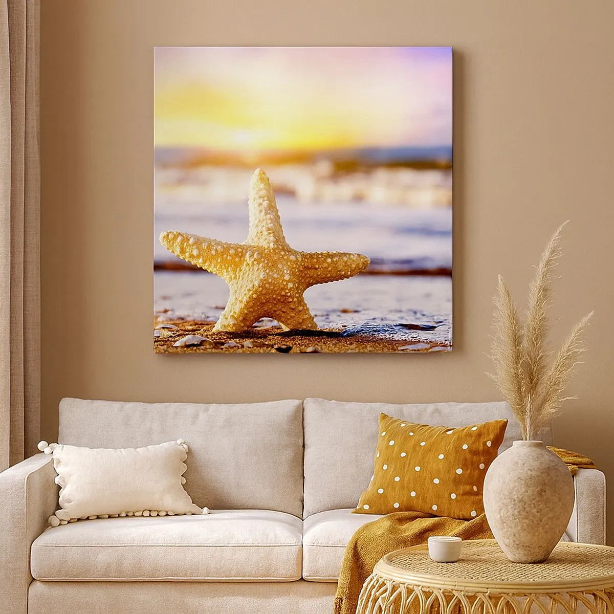 Quadro su tela - Stampe su Tela - Regalo del mare - 30x30 cm