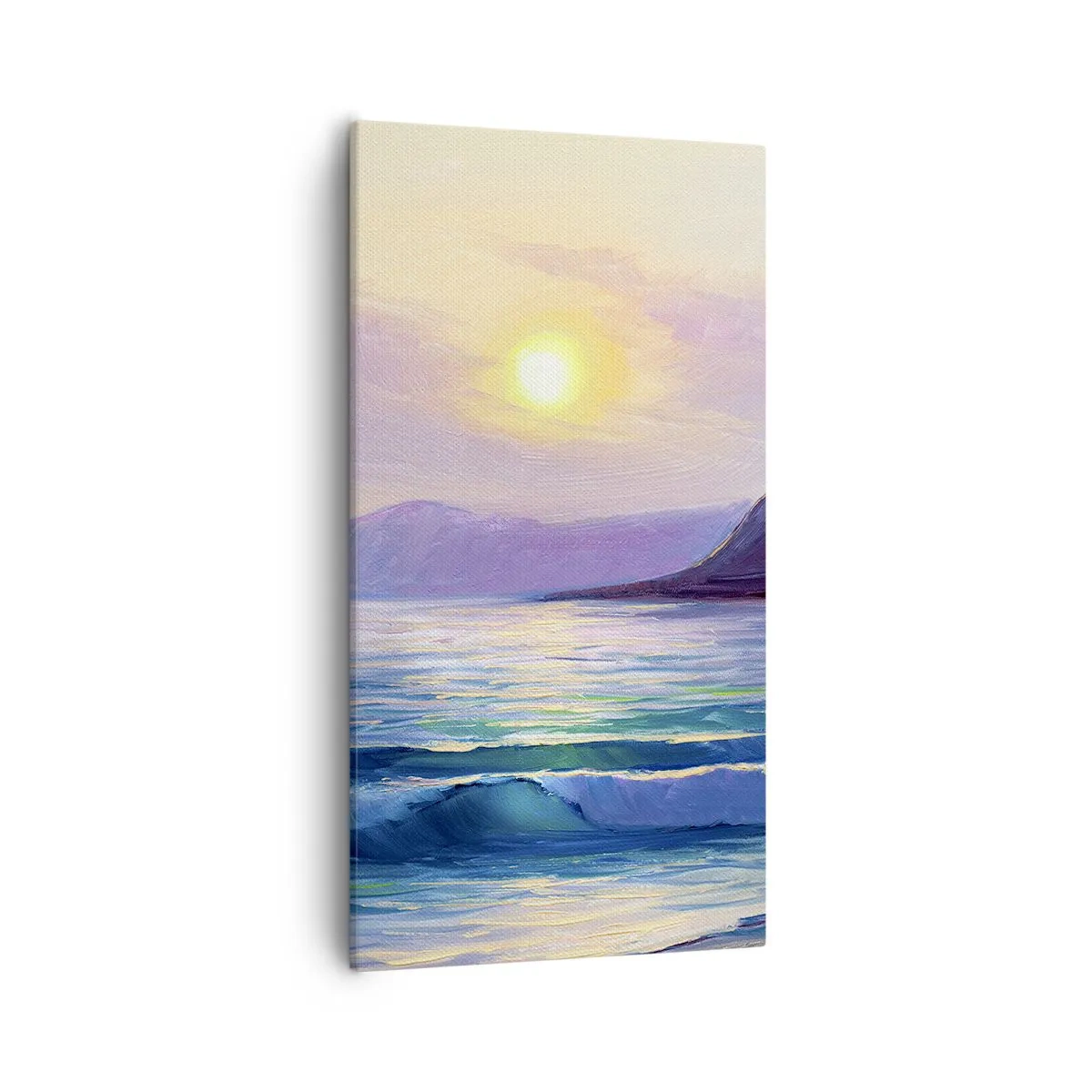 Quadro su tela - Stampe su Tela - Cristallo di acqua e di aria - 55x100 cm