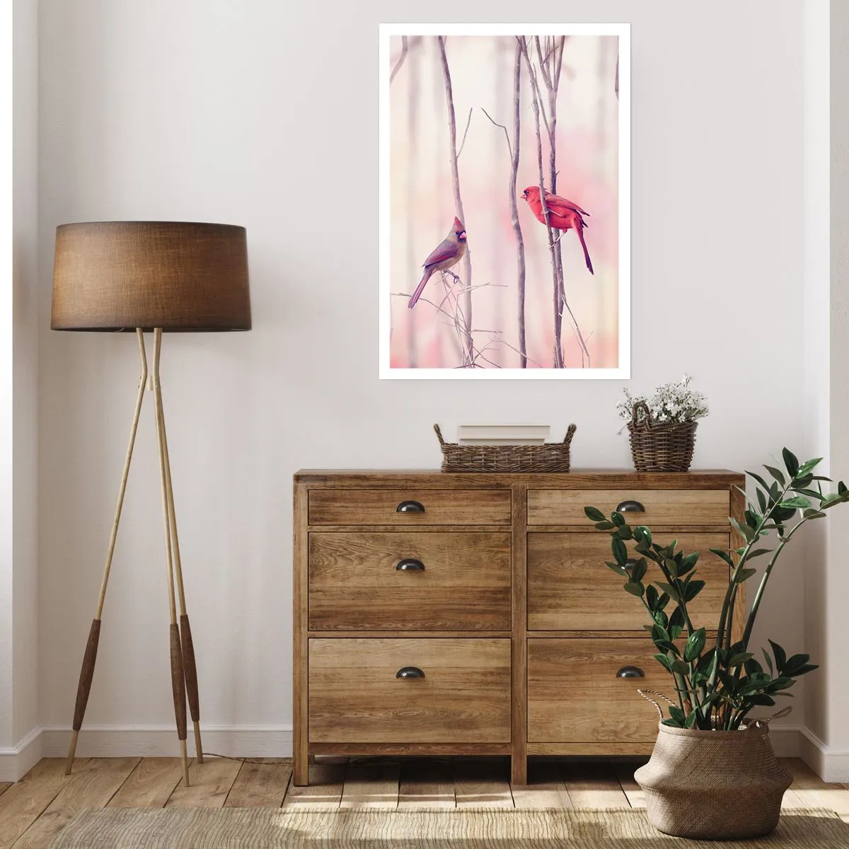 Poster - Il racconto del bosco rosa - 70x100 cm