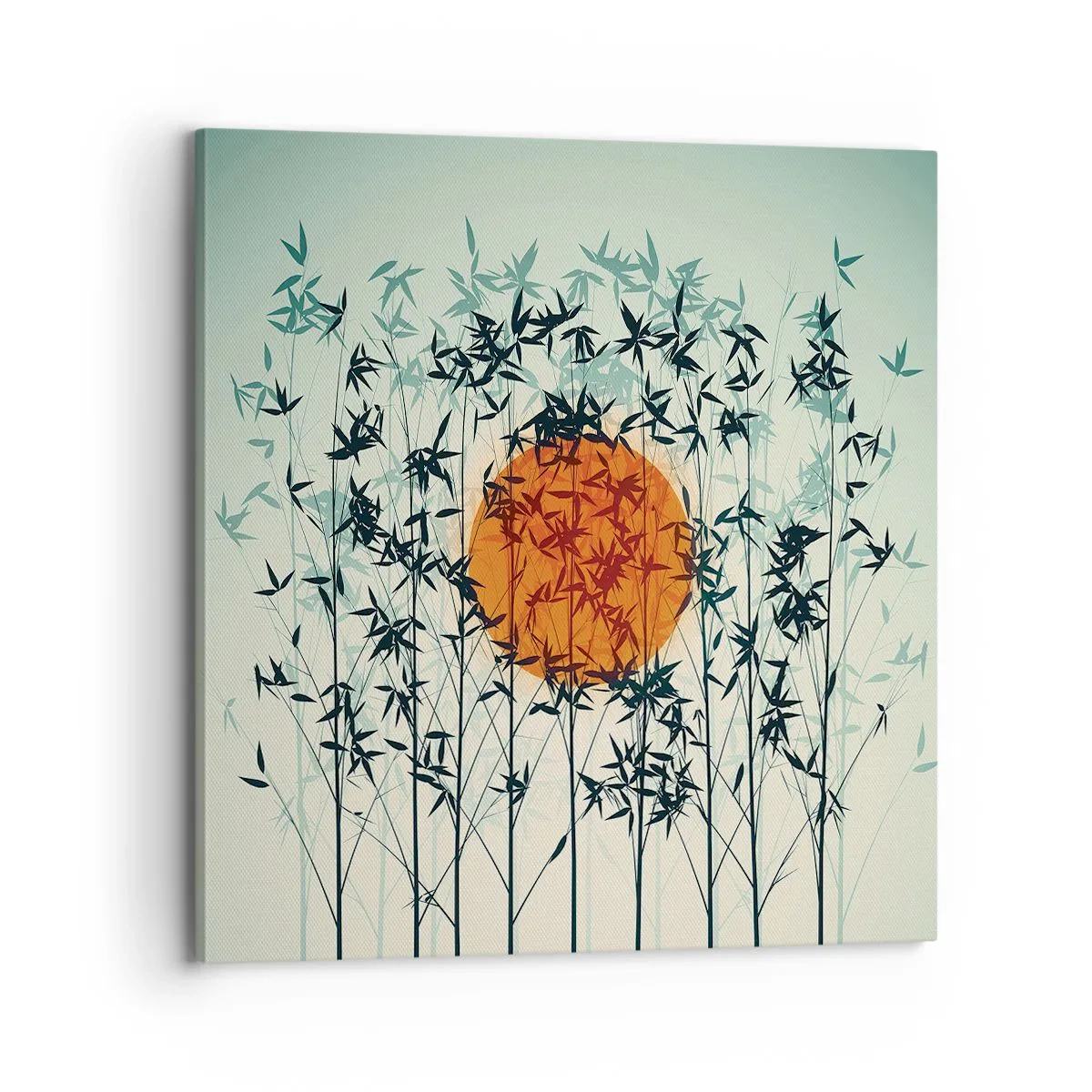 Quadro su tela - Stampe su Tela - Sole giapponese - 70x70 cm
