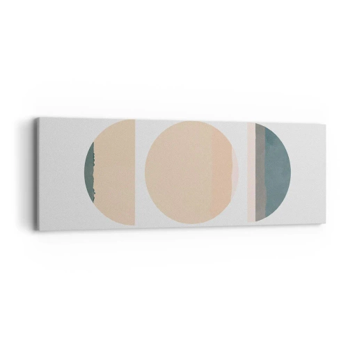 Quadro su tela - Stampe su Tela - Un cerchio dopo l'altro - 90x30 cm