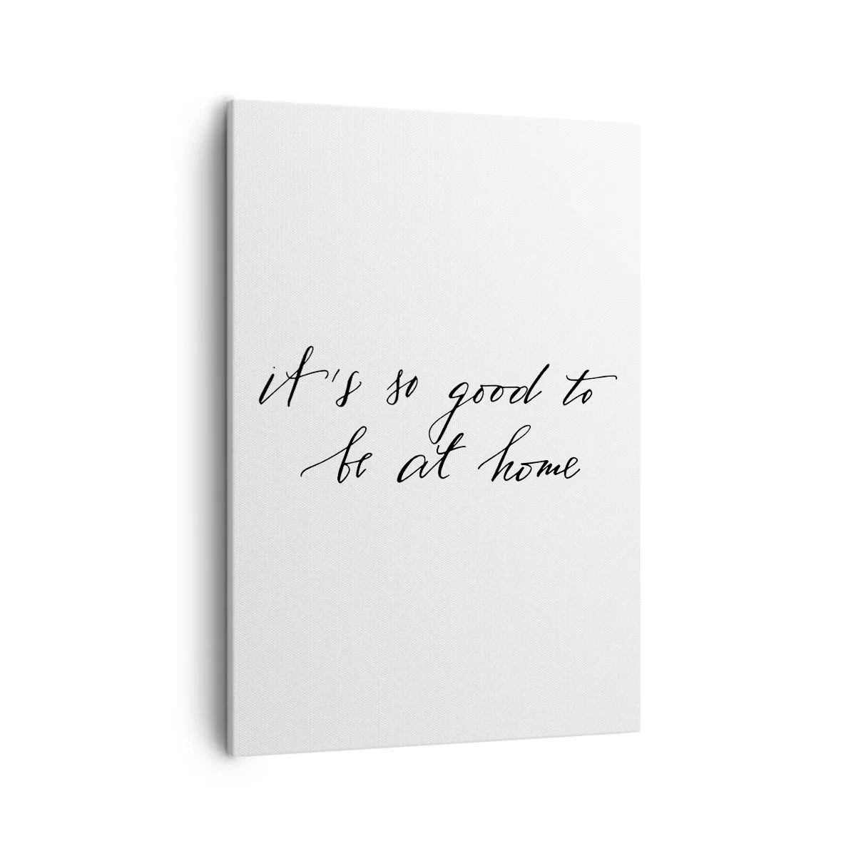 Quadro su tela - Stampe su Tela - Lettering in stile calligrafico su sfondo bianco - 50x70cm - Tutta la verità - Decorazione murale moderna per soggiorno e camera da letto ARTTOR