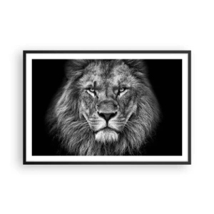 Poster in cornice nera - Nell'abito dell'incoronazione - 91x61 cm