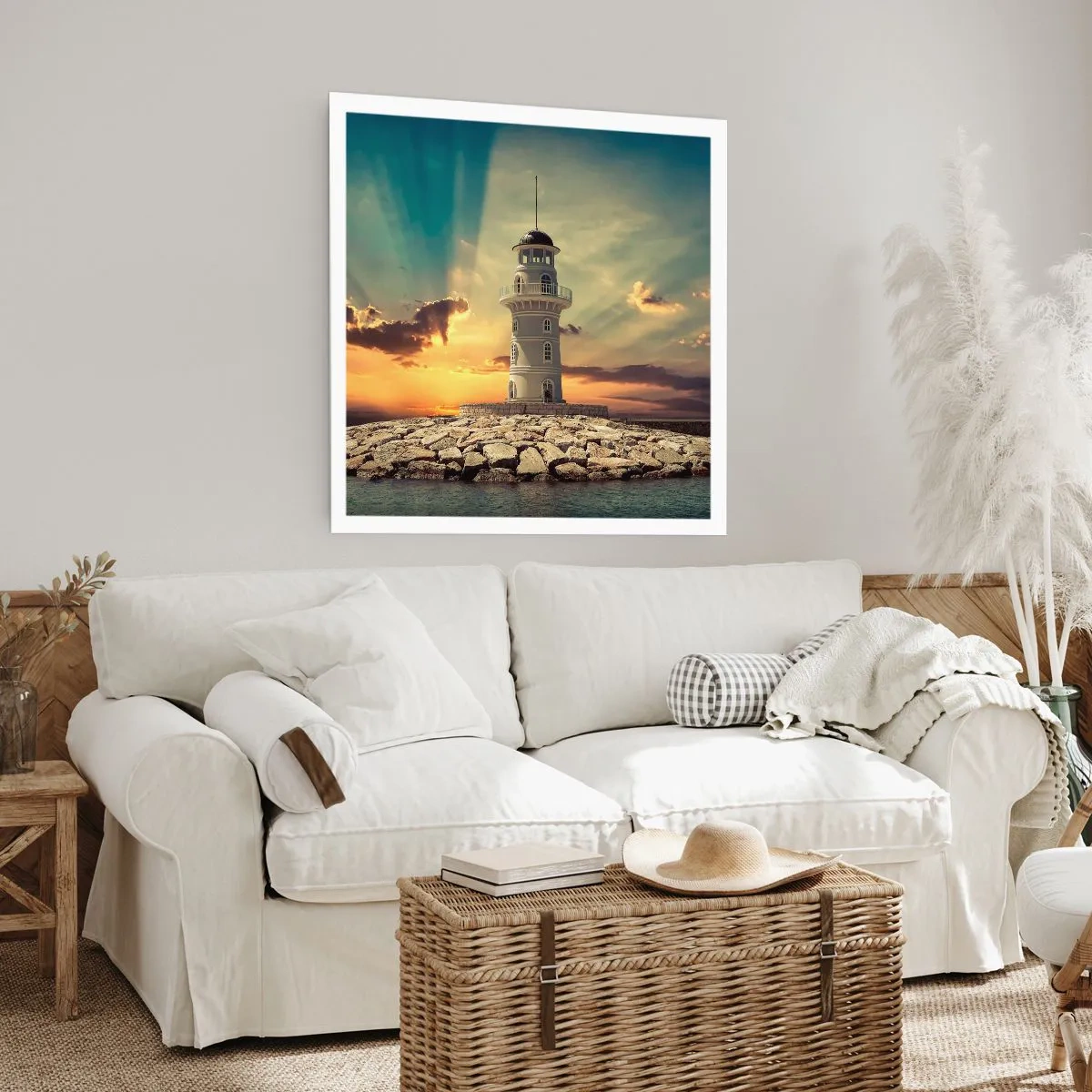 Poster - Luce - Bontà - Bellezza - 40x40 cm