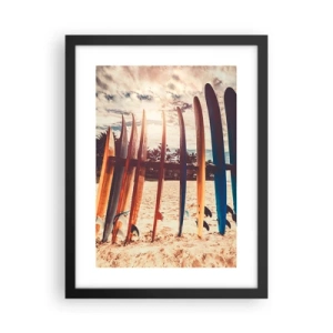 Poster in cornice nera - Buonanotte, a domani - 30x40 cm