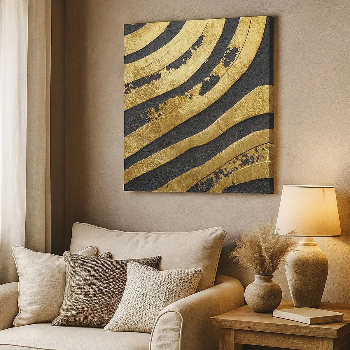 Quadro su tela - Stampe su Tela - Tutto scorre - 30x30 cm