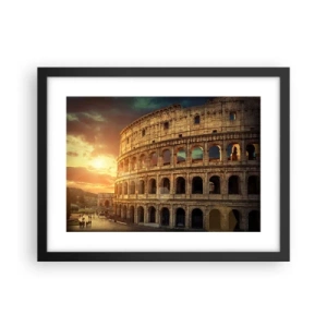 Poster in cornice nera - Impressione colossale - 40x30 cm