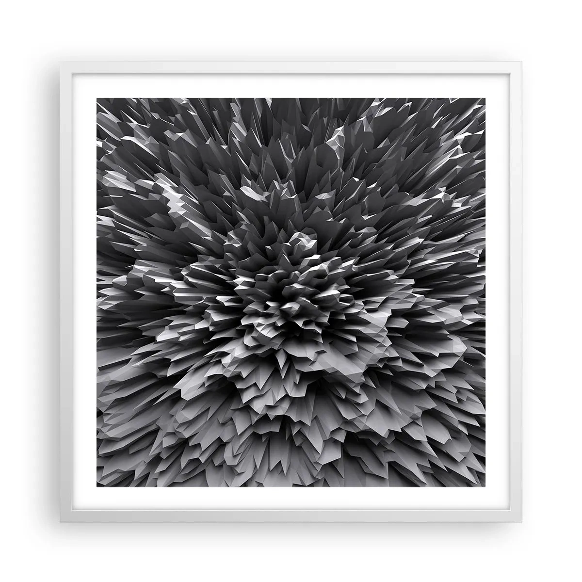 Poster in cornice bianca - Spigolosità massima - 60x60 cm