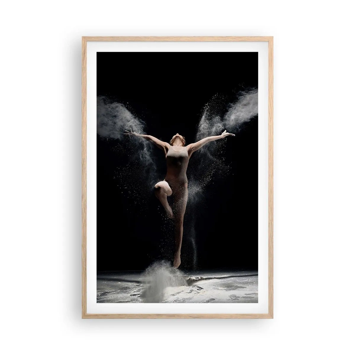 Poster in cornice rovere chiaro - Gli elfi esistono - 61x91 cm