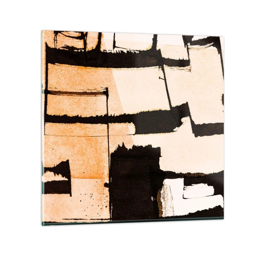 Quadro su vetro - Comunque in ordine - 70x70 cm