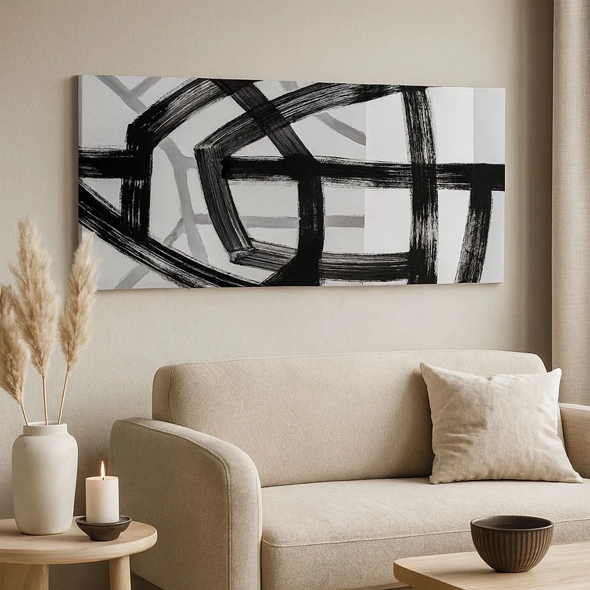 Quadro su tela - Stampe su Tela - Costruendo la profondità - 100x40 cm