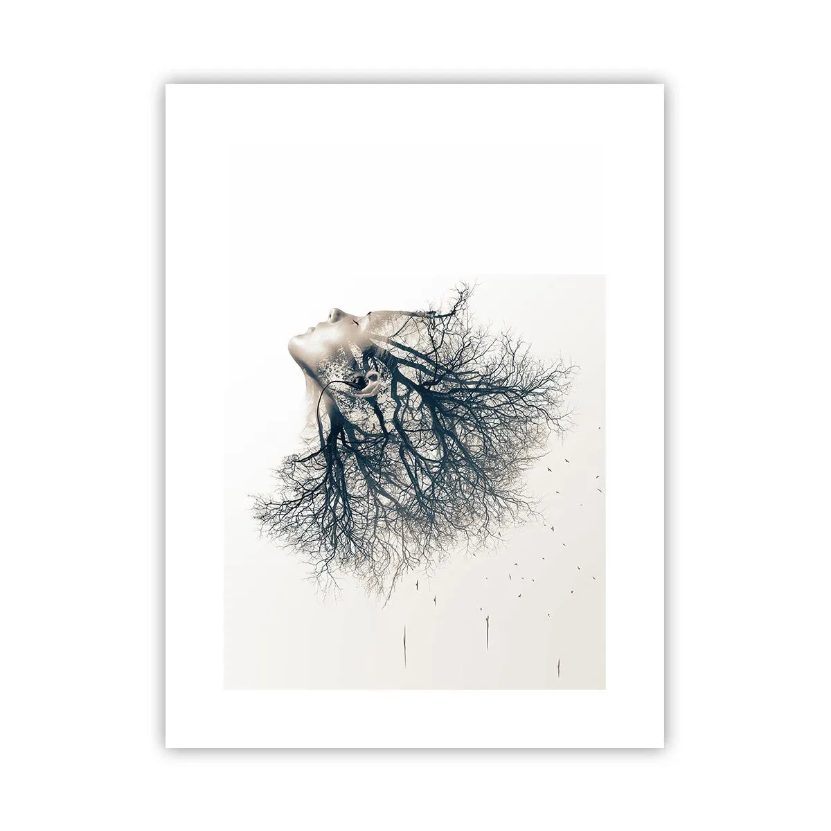 Poster - In ascolto del sussurro dell'albero - 30x40 cm
