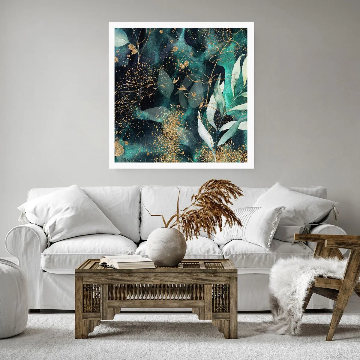 Poster - Il giardino incantato - 60x60 cm