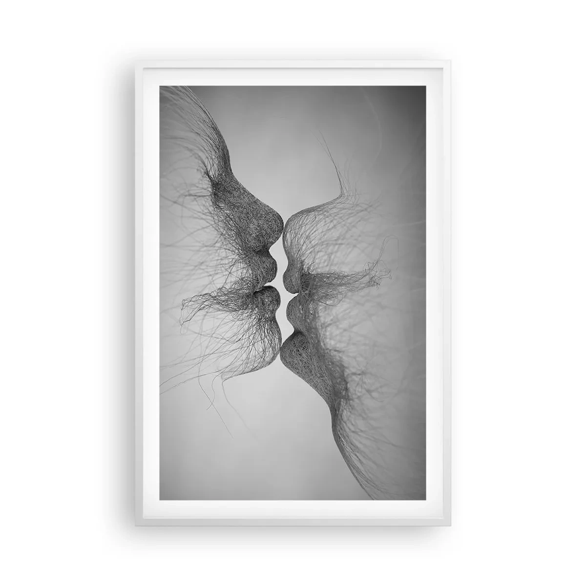 Poster in cornice bianca - Il bacio del vento - 61x91 cm