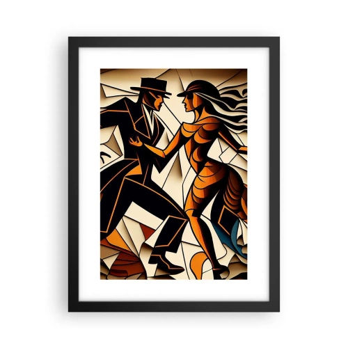 Poster in cornice nera - La danza della passione - 30x40 cm
