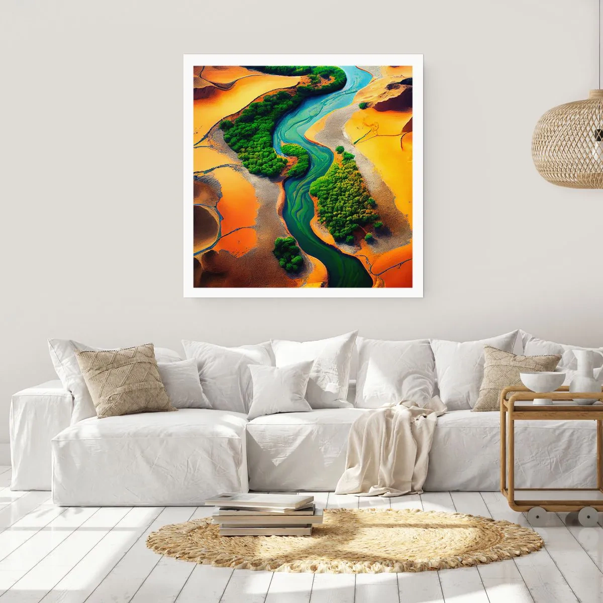 Poster - Il fiume della vita - 40x40 cm