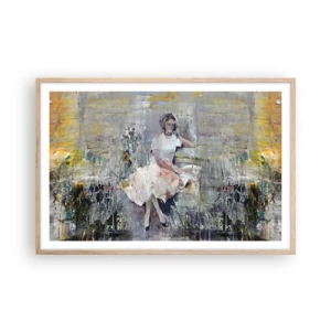 Poster in cornice rovere chiaro - Classica e moderna - 91x61 cm