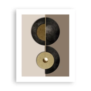Poster - Variazioni attorno al cerchio - 40x50 cm