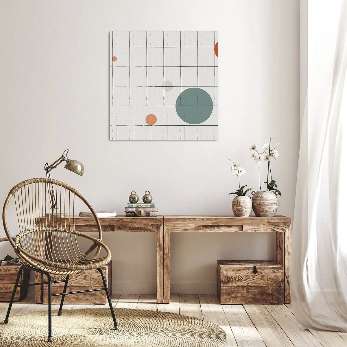 Quadro su tela - Stampe su Tela - Prigionieri. Noi o loro? - 40x40 cm