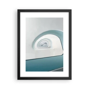 Poster in cornice nera - Blu fino in fondo - 30x40 cm
