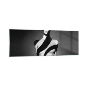 Quadro su vetro - Luci e ombre - 90x30 cm