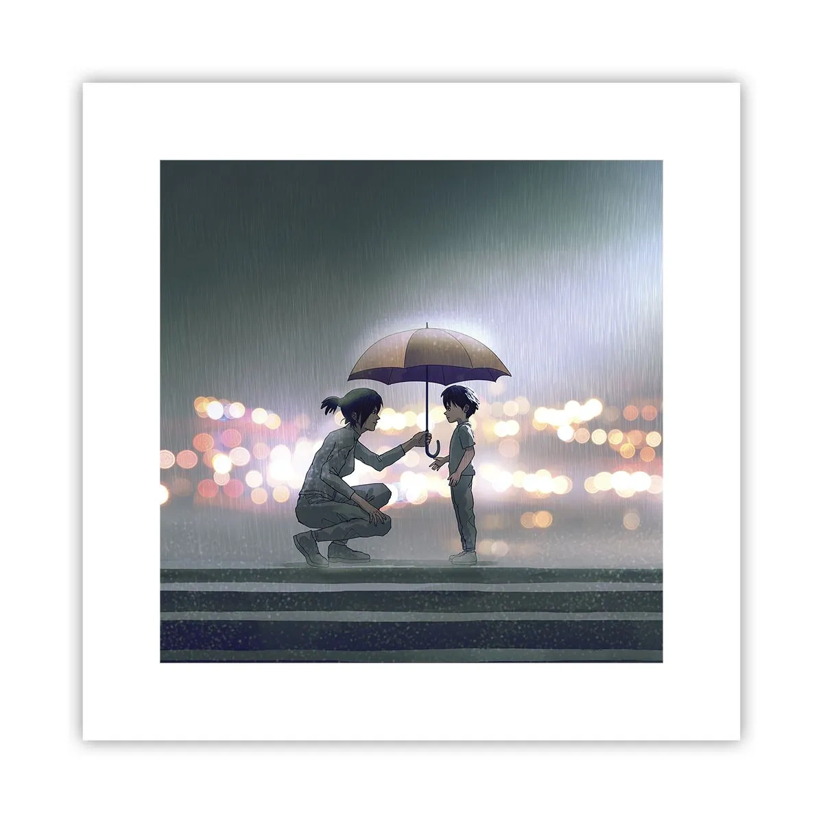 Poster - E già tutto va bene - 30x30 cm