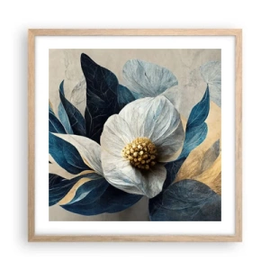 Poster in cornice rovere chiaro - Ha un cuore d'oro - 50x50 cm