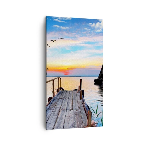 Quadro su tela - Stampe su Tela - Buona sera - 45x80 cm