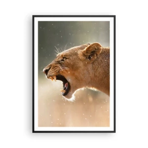 Poster in cornice nera - Prova a non ascoltare - 70x100 cm