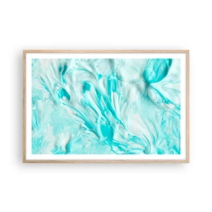 Poster in cornice rovere chiaro - Insieme per sempre - 91x61 cm