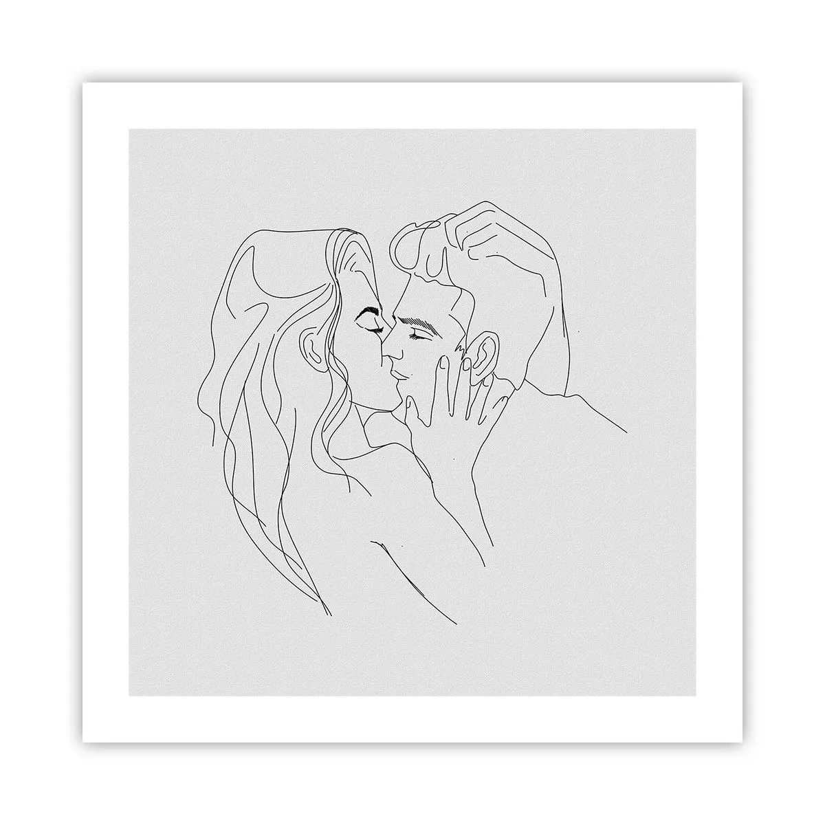 Poster - La stessa linea - 50x50 cm