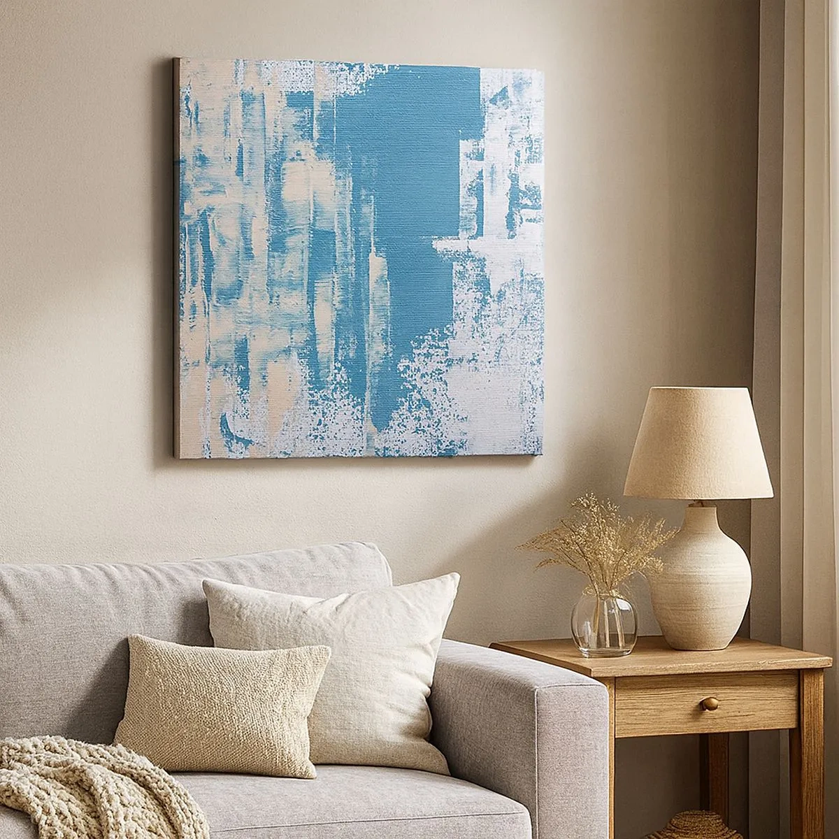 Quadro su tela - Stampe su Tela - Attraverso il ghiaccio - 30x30 cm