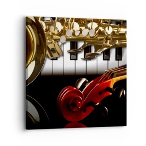 Quadro su tela - Stampe su Tela - Metallo, legno e avorio - 30x30 cm