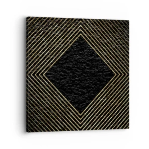 Quadro su tela - Stampe su Tela - Geometria in stile glamour - 30x30 cm